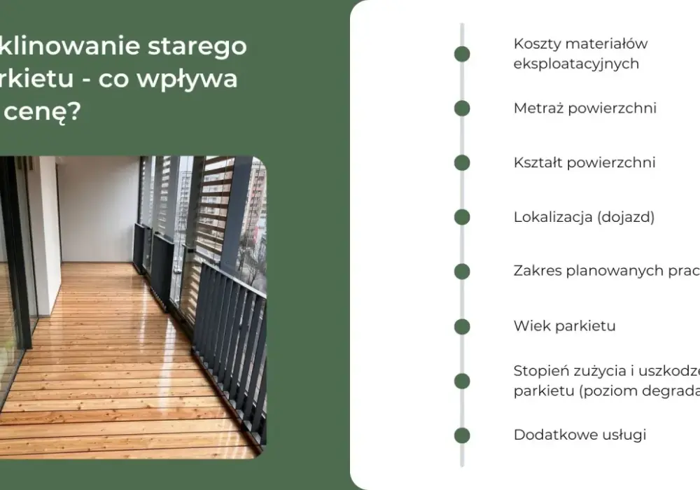 Ile kosztuje cyklinowanie parkietu - oszacuj swój budżet