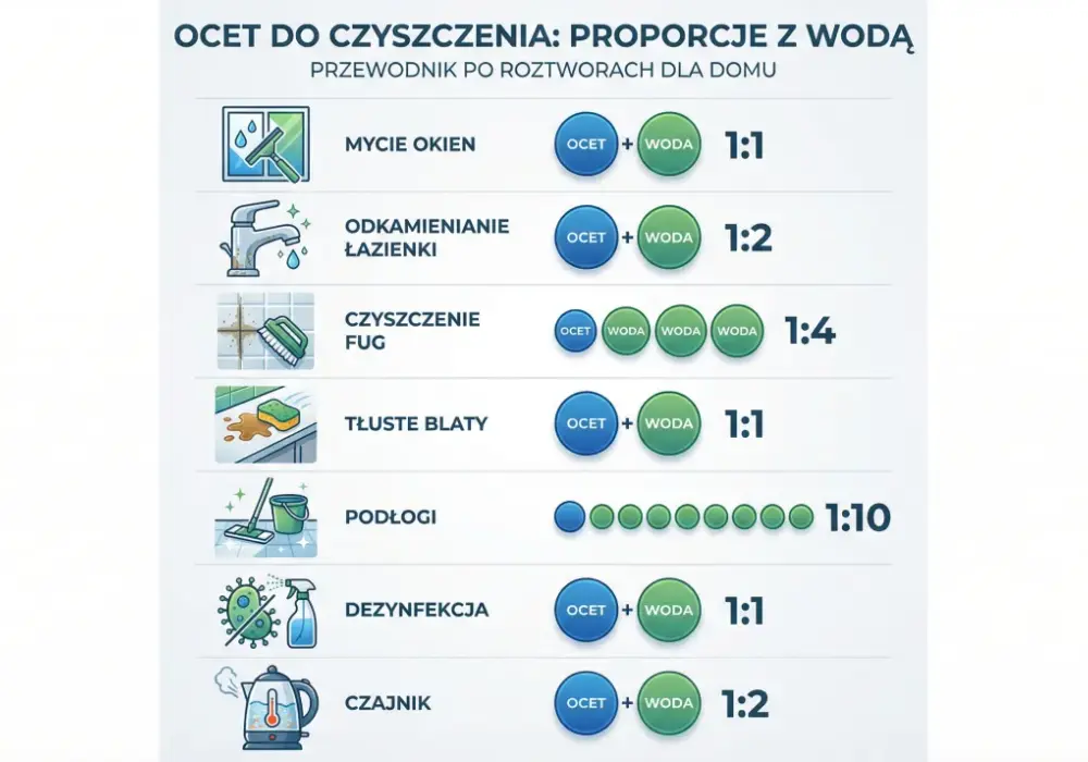 Mycie okien octem i sodą - Osobno czy razem? Poradnik