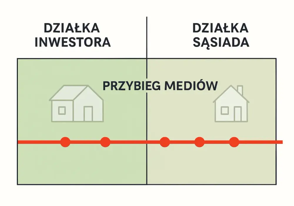 Zgoda na przyłącze przez działkę sąsiada - Co robić, gdy odmawia?