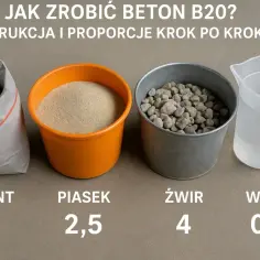 Ile cementu na beton B20? Poznaj dokładne proporcje i wskazówki