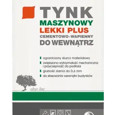 Tynk cementowo-wapienny Dolina Nidy: ile kg na palecie?